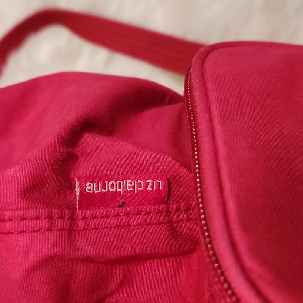 Liz Claiborne Red Mini Backpack - Picture 2 of 5